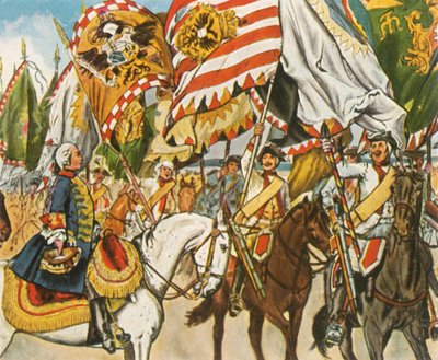 Segerfirande i Hohenfriedberg, 4 juni 1745, 1936. av Unbekannt