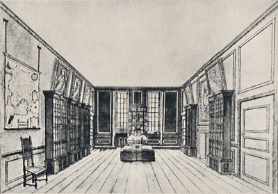 Utsikt mot Themsen i Samuel Pepyss Library, York Buildings, 1928 av Unbekannt