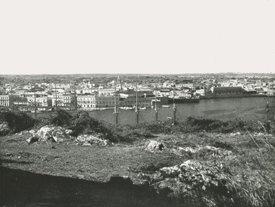 Utsikt över bukten, Havanna, Kuba, 1895. av Unbekannt
