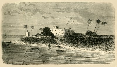 Utsikt vid mynningen av Hooghly, 1890. av Unbekannt