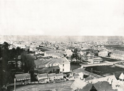Utsikt från Milton Road, Napier, Nya Zeeland, 1895. av Unbekannt