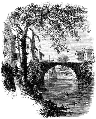 Utsikt i Hartford, Connecticut, c1600-talet c1880 av Unbekannt