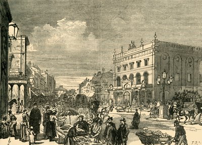 Utsikt i New Cut, 1878. av Unbekannt