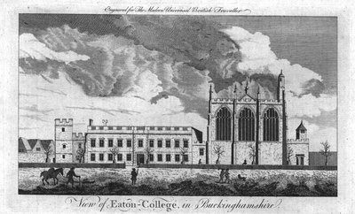 Utsikt över Eaton-College, i Buckinghamshire, c1779. av Unbekannt