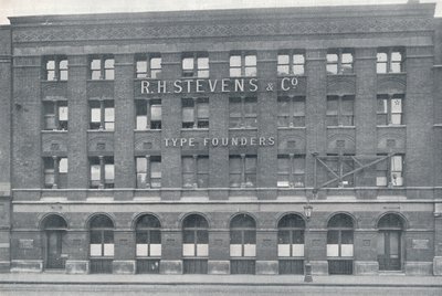 Utsikt över Foundry, Southwark Street, 1909. av Unbekannt