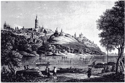 Utsikt över Kiev, 1835 av Unbekannt
