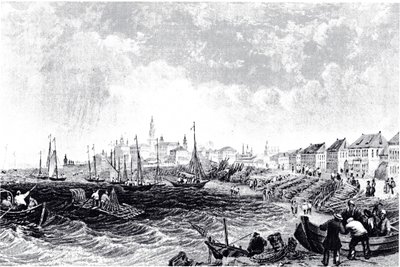 Utsikt över Kostroma, ca 1835 av Unbekannt