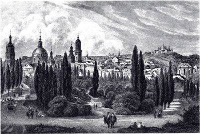 Utsikt över Lemberg, ca 1845 av Unbekannt