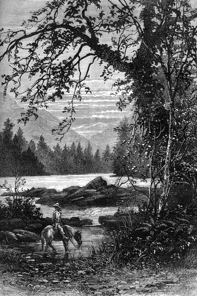 Utsikt över North Carolina, sent 1700-tal c1880 av Unbekannt
