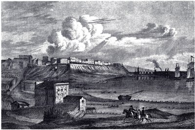 Utsikt över Odessa, ca. 1830 av Unbekannt