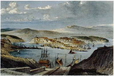 Utsikt över Sevastopol, ca. 1850 av Unbekannt