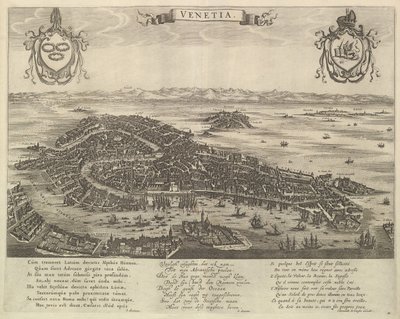 Utsikt över Venedig, mitten av 1600-talet. av Unbekannt