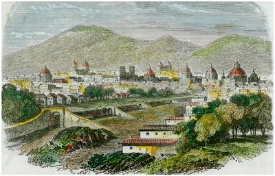 Utsikt över staden Cuzco, Peru, c1875 av Unbekannt