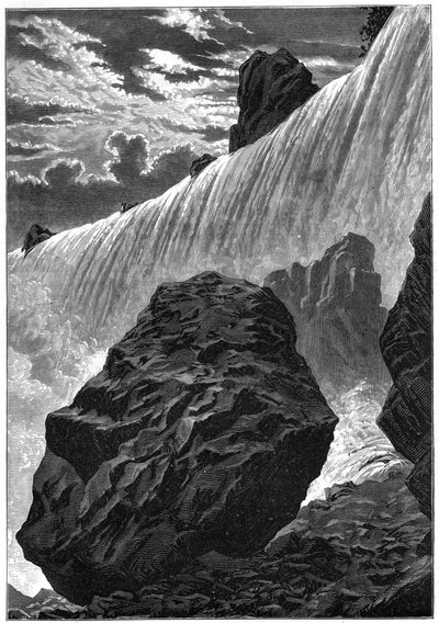 Utsikt över Niagarafallen, 1877 av Unbekannt