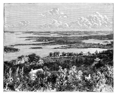 Vy tagen från Gibbs Hill, Bermudas, c1890 av Unbekannt