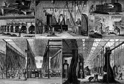 Utsikter i Royal Small Arms Factory, Enfield, c1880 av Unbekannt