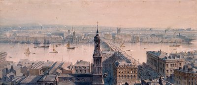 Utsikt över London av Unbekannt