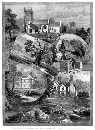 Vyer av Sandringham, Norfolk, 1887 av Unbekannt