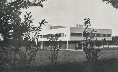 Villa i Poissy, byggd i armerad betong, 1933 av Unbekannt