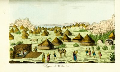 Byn El Querebya (El Querebyn) under Funj kungariket Sennar, Sudan av Unbekannt