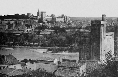 Villeneuve-Les-Avignon - Tornet i Philippe-Le-Bel 1300-talet., Rhônedalen. Palatset av Unbekannt