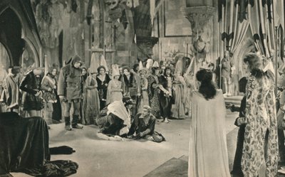 Villon John Barrymore hotades till livet av Ludvig XI, 1927 av Unbekannt