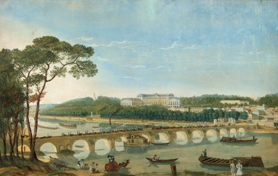 Besök av kung Francis I och drottningen av Neapel till Karl X vid St Cloud, maj 1830 1800-talet av Unbekannt