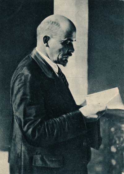 Vladimir Ilich Lenin, rysk bolsjevikledare, Moskva, Ryssland, juli 1904 av Unbekannt