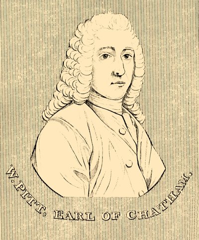 W. Pitt, Earl of Chatham, 1708-1778, 1830. av Unbekannt