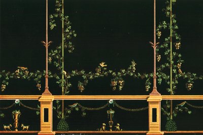 Väggdekoration, Pompeji, Italien, 1928. av Unbekannt