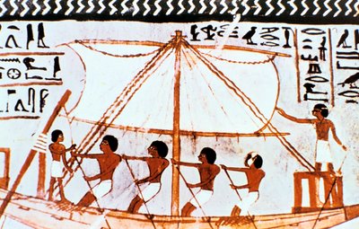 Väggmålning från Sennefers grav, Abydos, det antika Egypten, 18:e dynastin, c1450 f.Kr. av Unbekannt