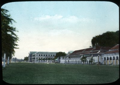 Krigsavdelningsbyggnader och militärhögskola, Bangkok, Siam av Unbekannt
