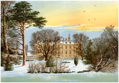 Warter Priory, nära Pocklington, Yorkshire, hem för familjen Wilson, c1880 av Unbekannt