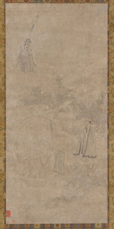 Tvätta den vita elefanten, Mingdynastin, 1500-1600-talet. av Unbekannt