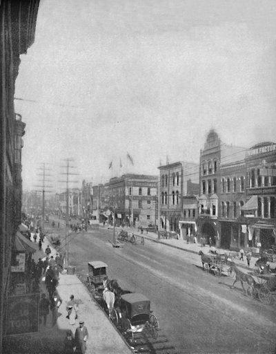 Washington Avenue, Minneapolis, Minnesota, c1897. av Unbekannt
