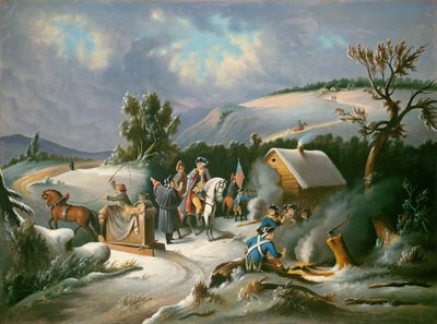 Washington vid Valley Forge, mitten av 1800-talet. av Unbekannt