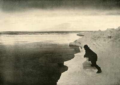 Watching for Seals at the Ice-Edge, c1908, 1909. av Unbekannt