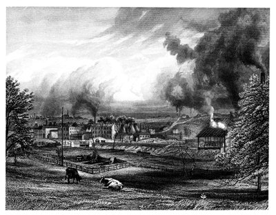 Wedgwood fabrik, Etruria, Hanley, Staffordshire, England av Unbekannt