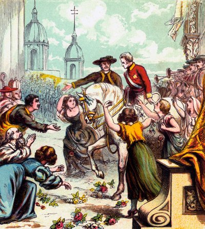 Wellington i Madrid, 1812 c1850-talet av Unbekannt