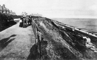 West Cliff och trädgårdar, Felixstowe, Suffolk, tidigt 1900-tal av Unbekannt