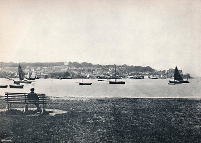 West Cowes - Utsikt från East Cowes, 1895 av Unbekannt