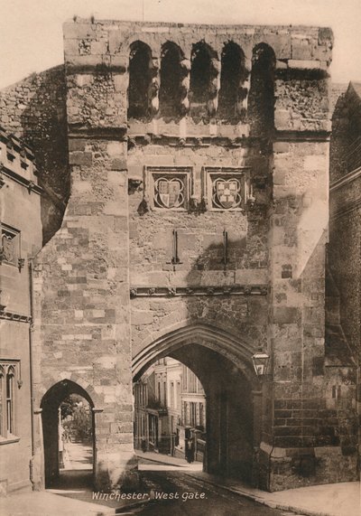 West Gate, Winchester, Hampshire, tidigt 1900-tal av Unbekannt