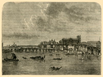Westminster Bridge, 1881. av Unbekannt