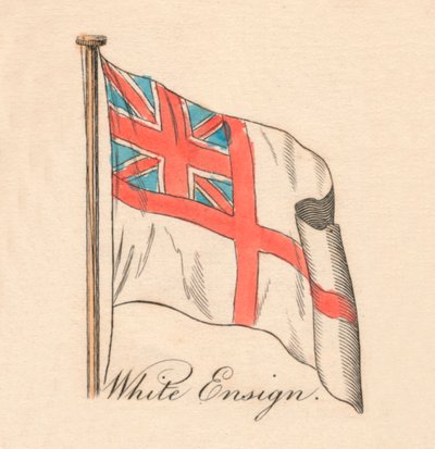 Vit fänrik, 1838 av Unbekannt