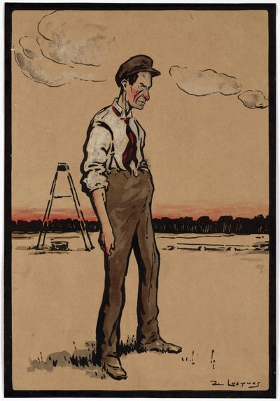 Wilbur Wright, amerikansk flygare, c 1910 av Unbekannt