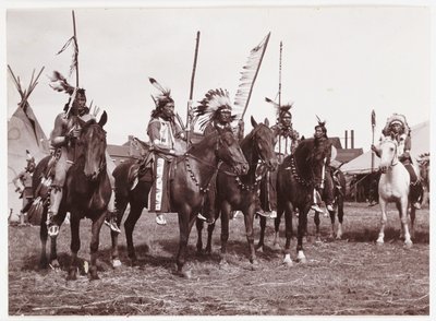 Wild West show, c 1905 av Unbekannt