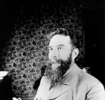 Wilhelm Conrad Röntgen, tysk fysiker, ca 1900 av Unbekannt