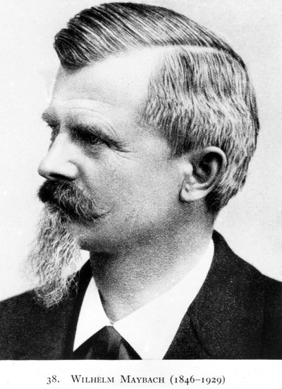 Wilhelm Maybach, tysk uppfinnare och bilkonstruktör, ca 1900 av Unbekannt