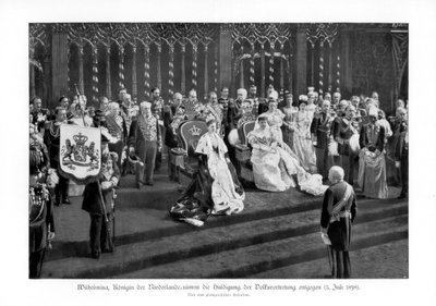Wilhelmina av Nederländerna, 1880-1962, 5 juli 1898, 1900 av Unbekannt