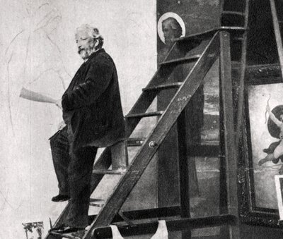 William-Adolphe Bouguereau, fransk konstnär, 1900 av Unbekannt